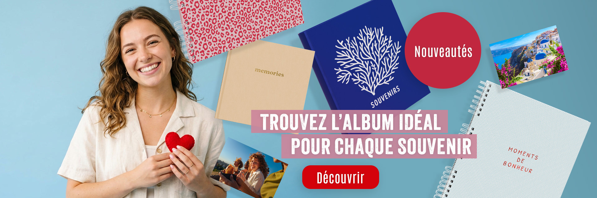 Trouvez l'album idéal pour chaque souvenir